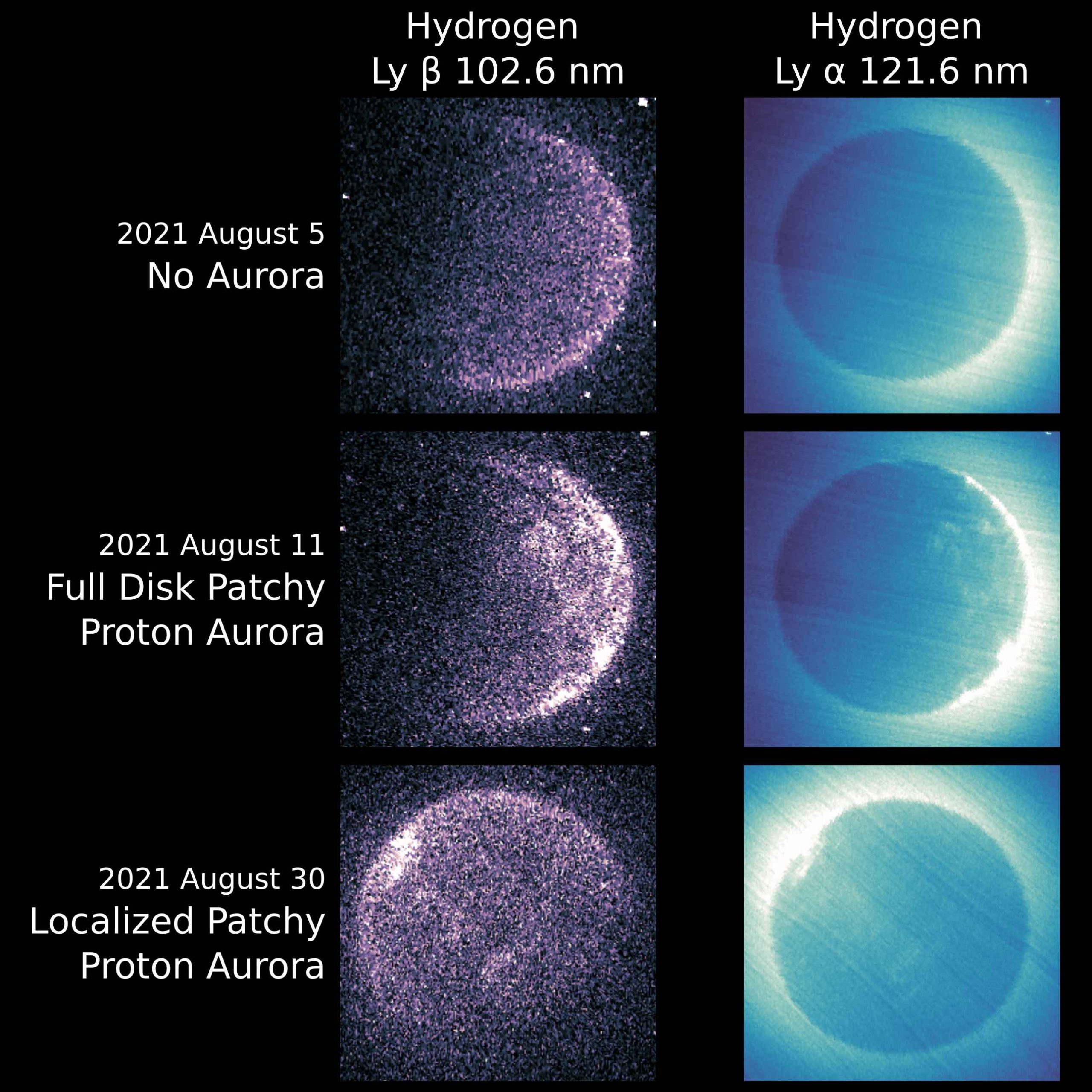 northern lights on planets